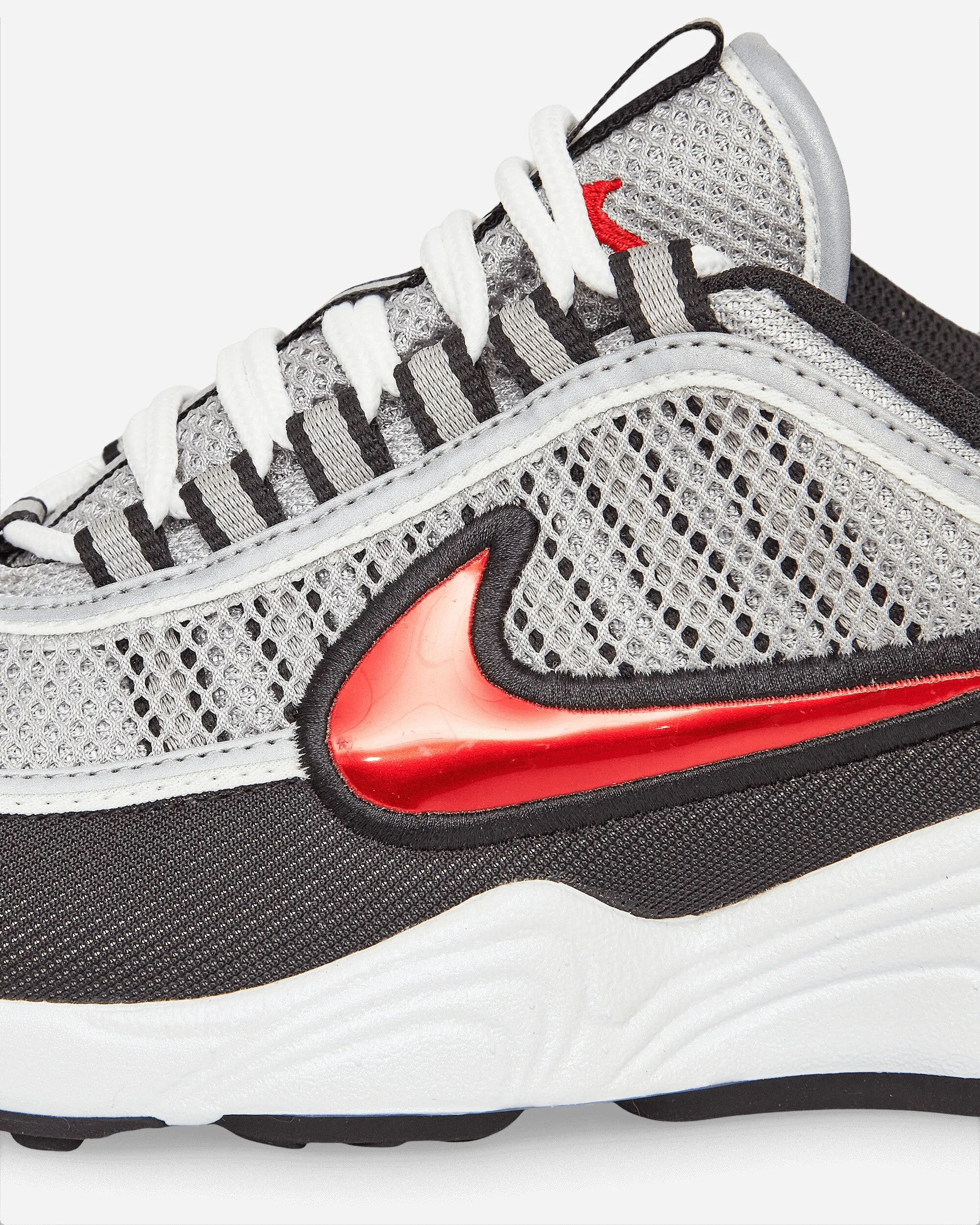 Baskets Air Zoom Spiridon Argent / Rouge Sport