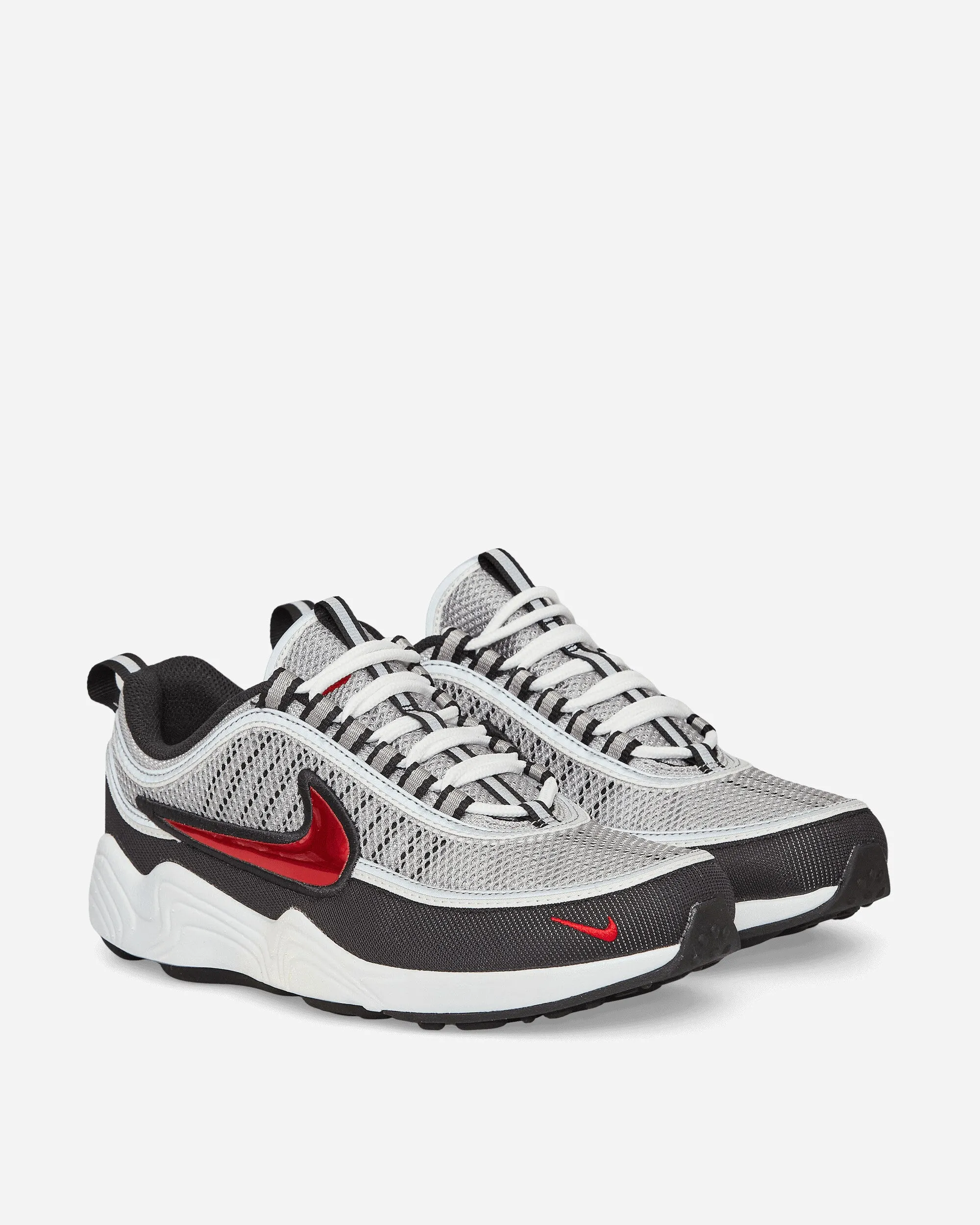 Baskets Air Zoom Spiridon Argent / Rouge Sport