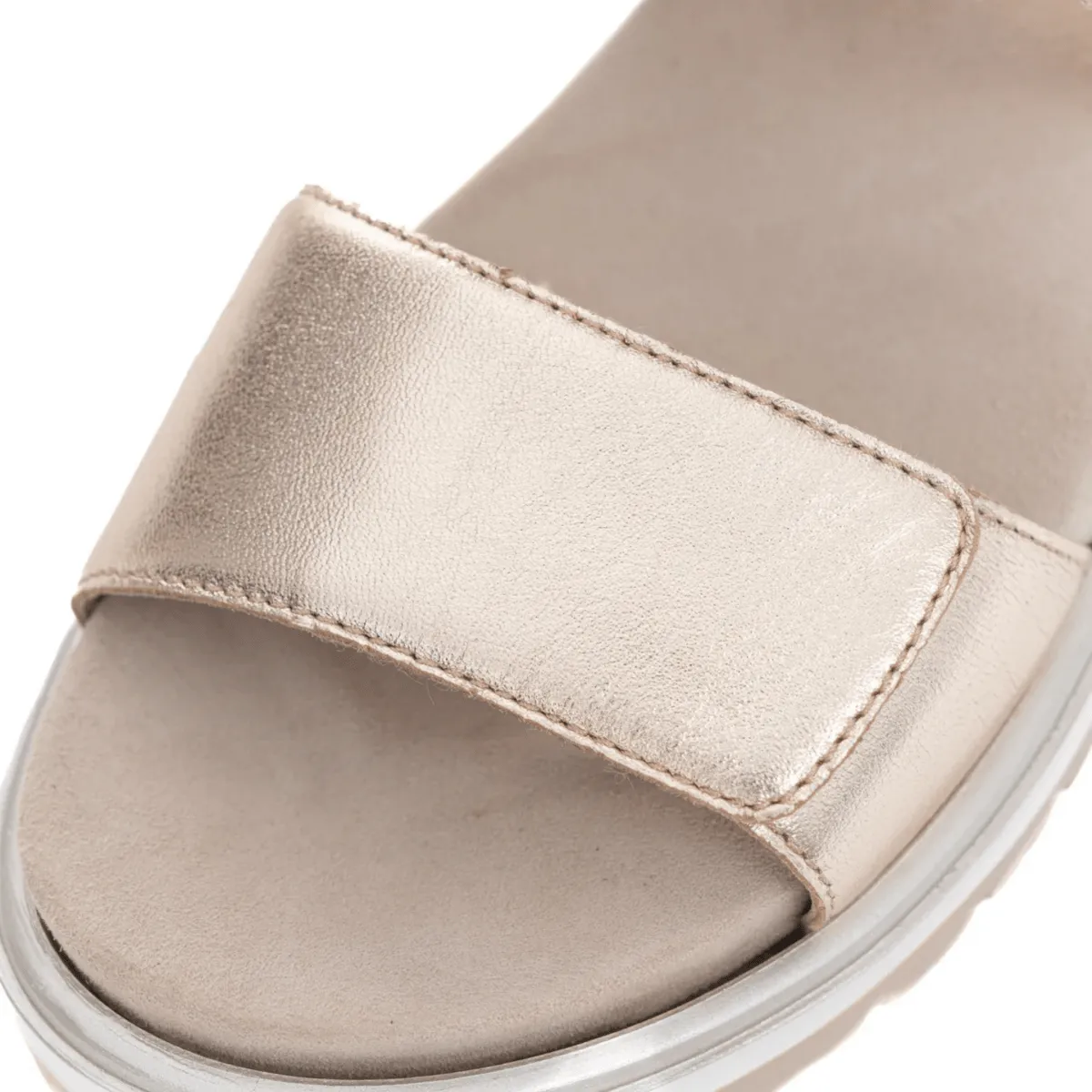 Ara Femme Marbella Sandal Cuir Métallisé