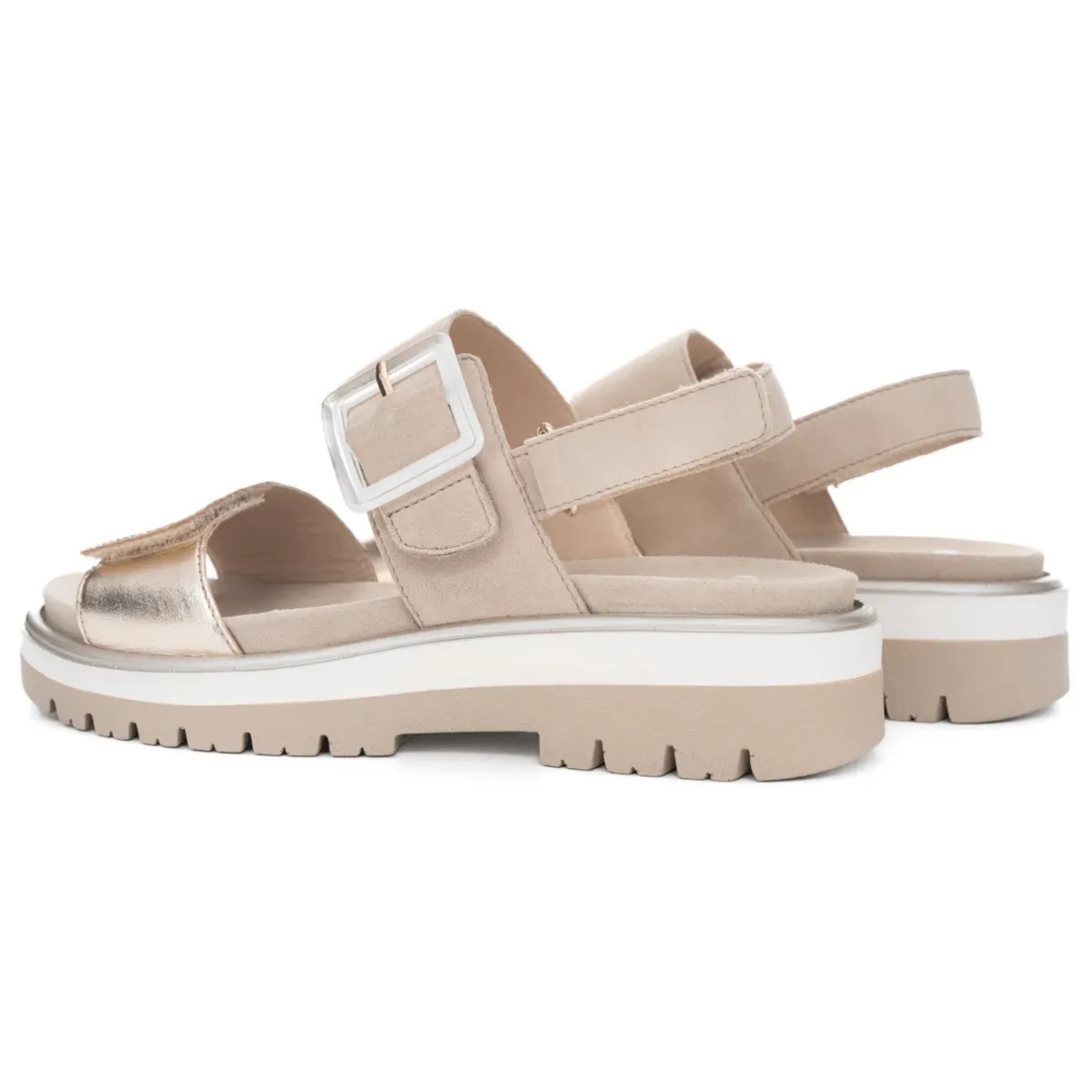 Ara Femme Marbella Sandal Cuir Métallisé
