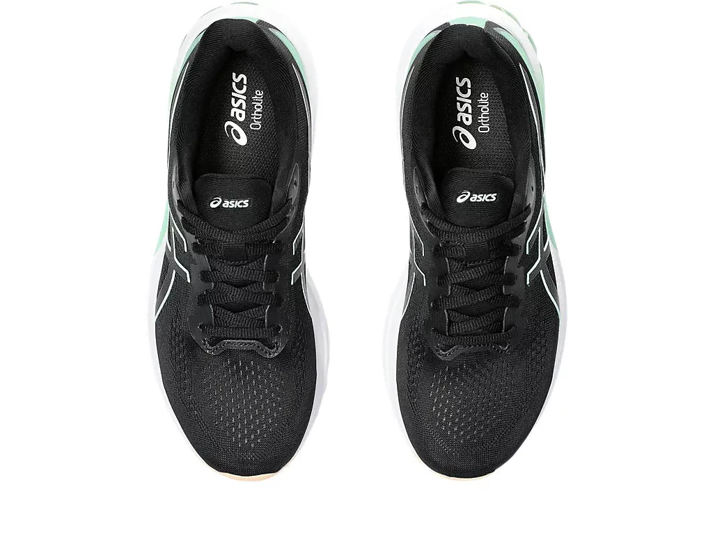 ASICS FEMMES GT 1000-12 CHAUSSURES NOIR/MENTHE