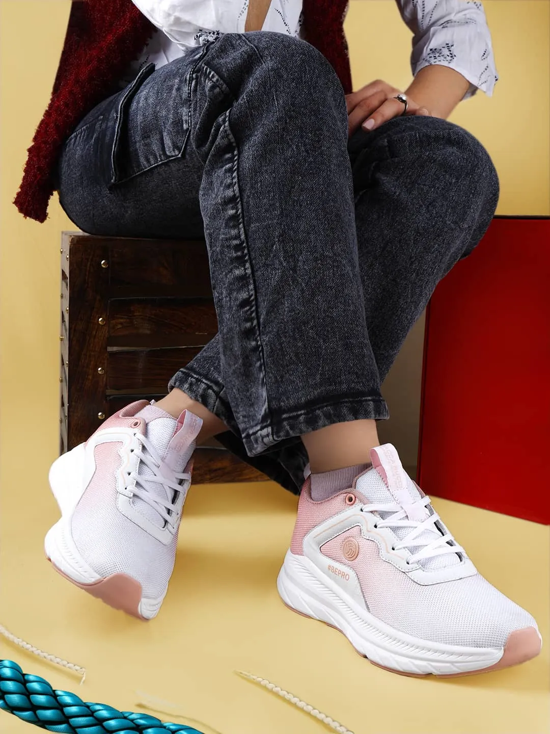 Bacca Bucci Nexus Chaussures de Sport Femme à Semelle Épaisse pour Course et Activités