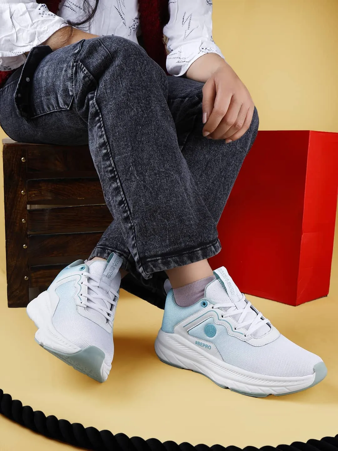Bacca Bucci Nexus Chaussures de Sport Femme à Semelle Épaisse pour Course et Activités