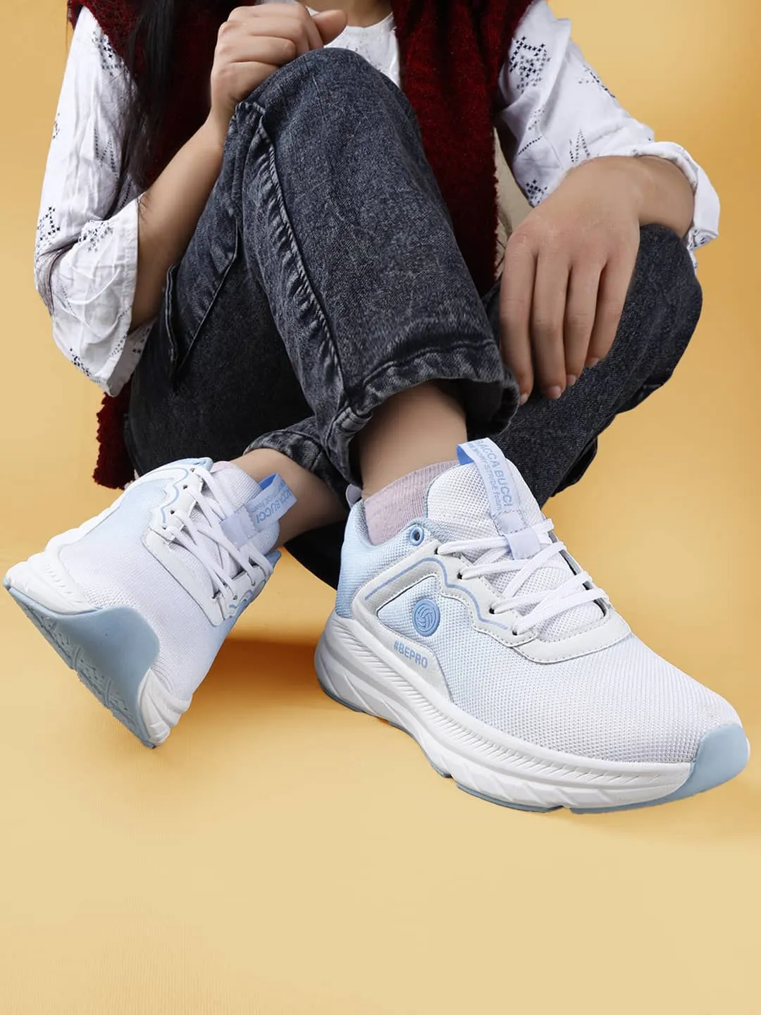 Bacca Bucci Nexus Chaussures de Sport Femme à Semelle Épaisse pour Course et Activités