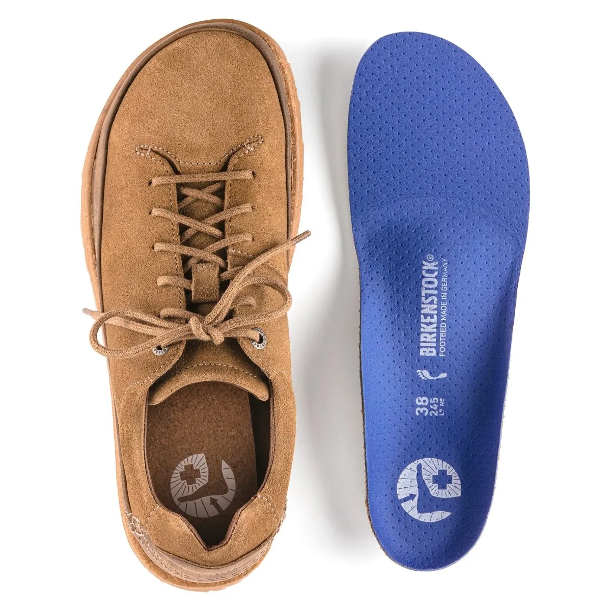 Birkenstock Hommes Honnef Bas Suédé Thé