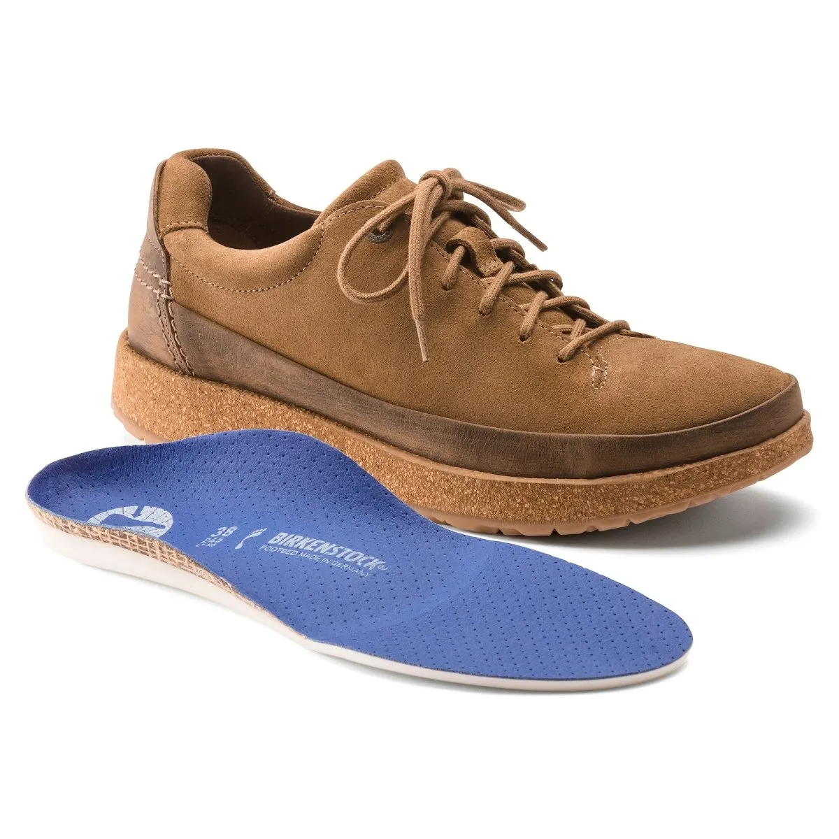 Birkenstock Hommes Honnef Bas Suédé Thé