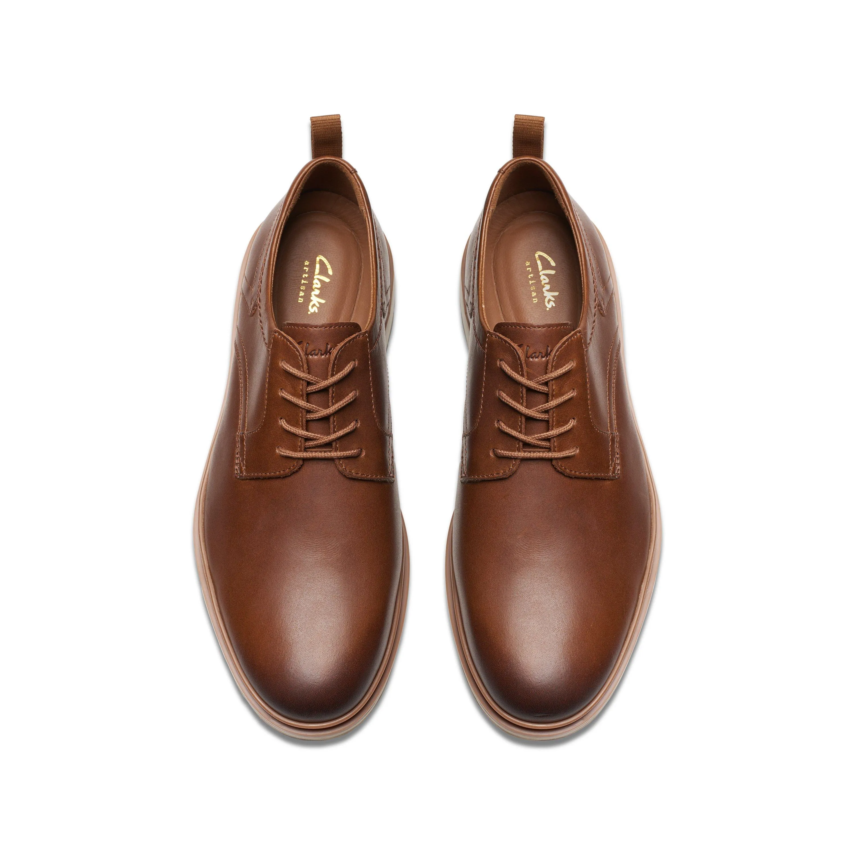Clarks Chantry Lo en Cuir Marron