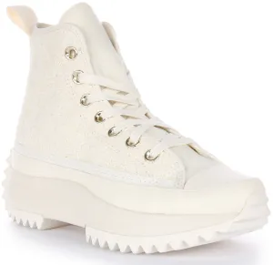 Converse Run Star Hike Daisy Cord A06113C en chaussures naturelles Converse