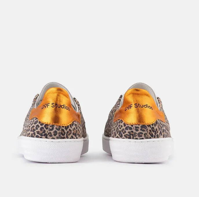 DOF Studios Indiana - Bébé Jaguar/Orange Métallisé - DERNIÈRE PAIRE taille 36