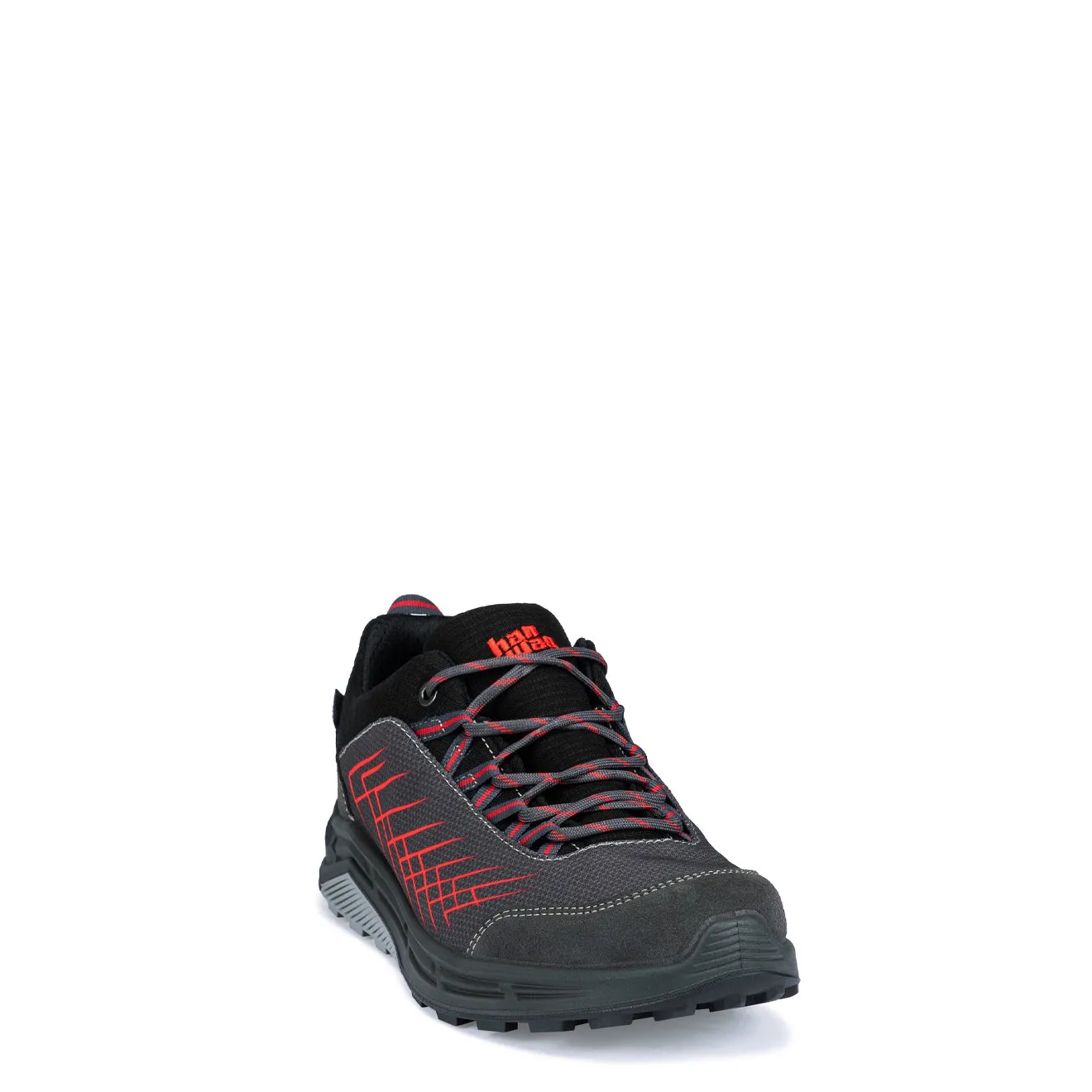 Chaussure basse Hanwag Coastline Asphalte / Rouge