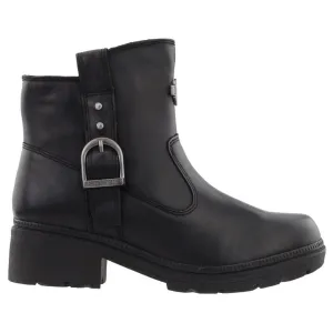 Bottes de moto pour femmes en cuir pleine fleur Harley Davidson Madera