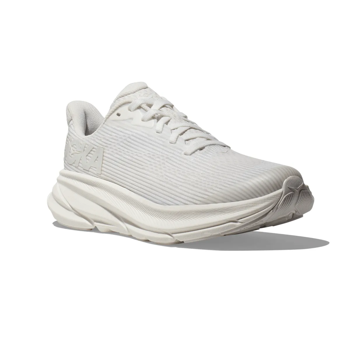 Hoka One One Enfant (École Primaire) Clifton 9 Blanc/Givré