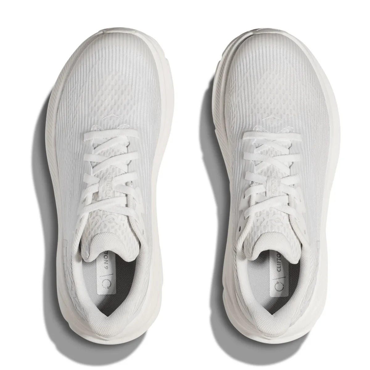 Hoka One One Enfant (École Primaire) Clifton 9 Blanc/Givré