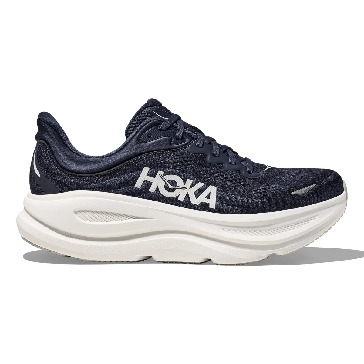 Hoka One One Bondi 9 pour Homme Bleu Université/Blanc