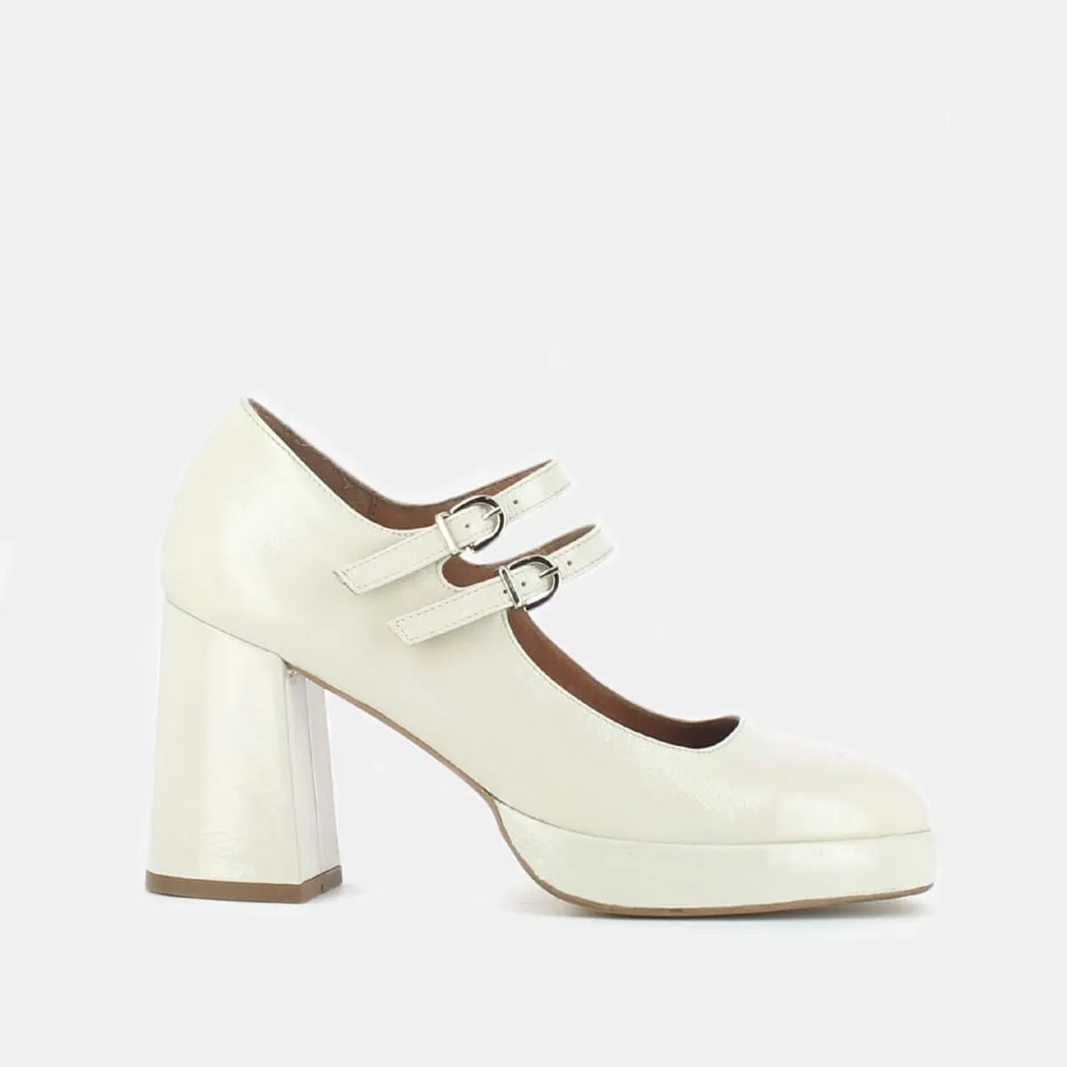 Chaussures pour Femme Jonak 088 - Vérité Cuir Brillant Écru