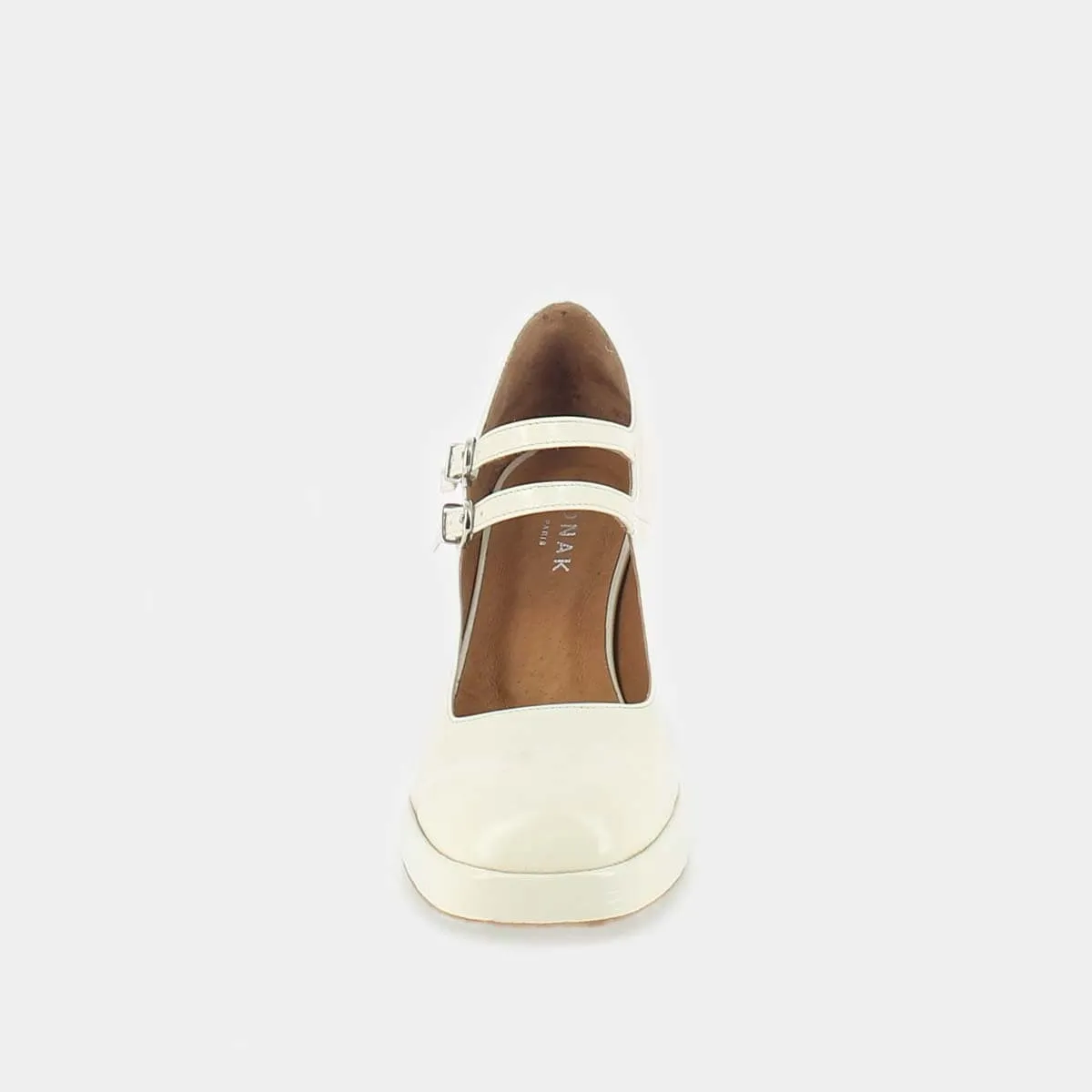 Chaussures pour Femme Jonak 088 - Vérité Cuir Brillant Écru