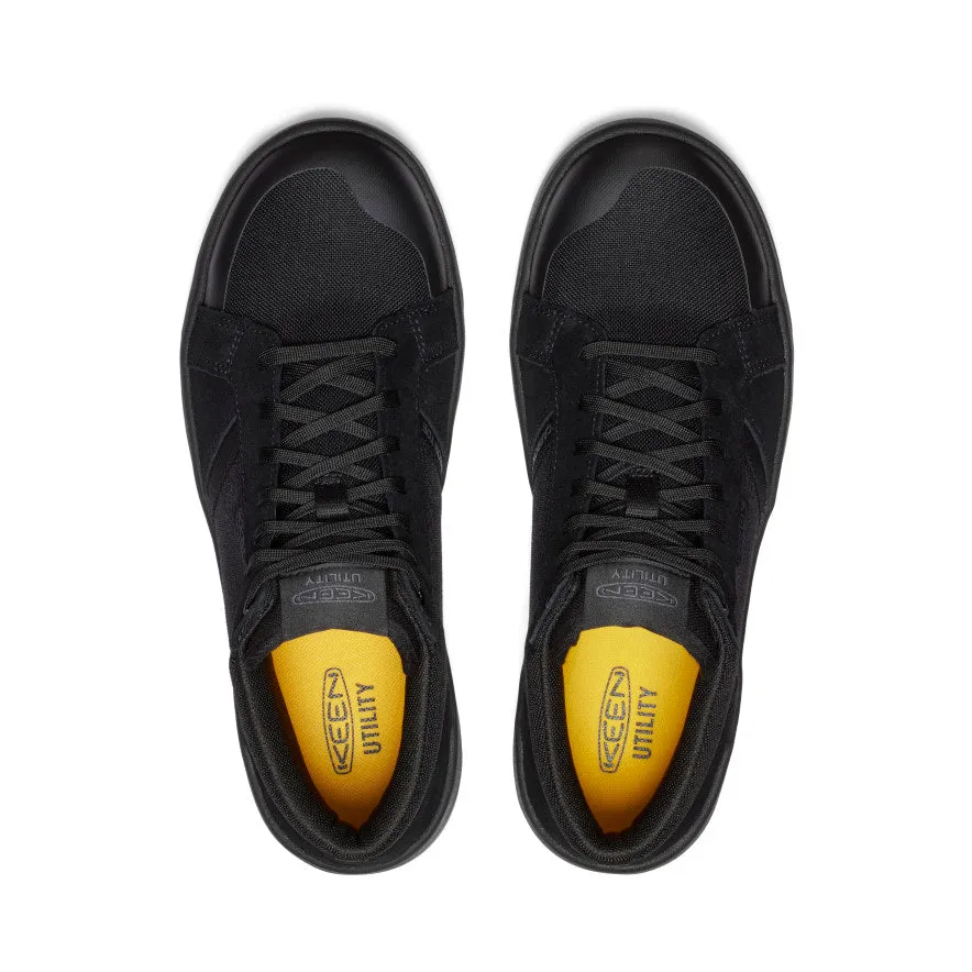 Chaussure de travail Kenton Mid pour homme (embout en carbone) | Noir/Gomme