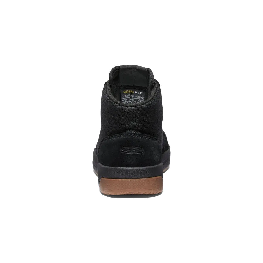 Chaussure de travail Kenton Mid pour homme (embout en carbone) | Noir/Gomme