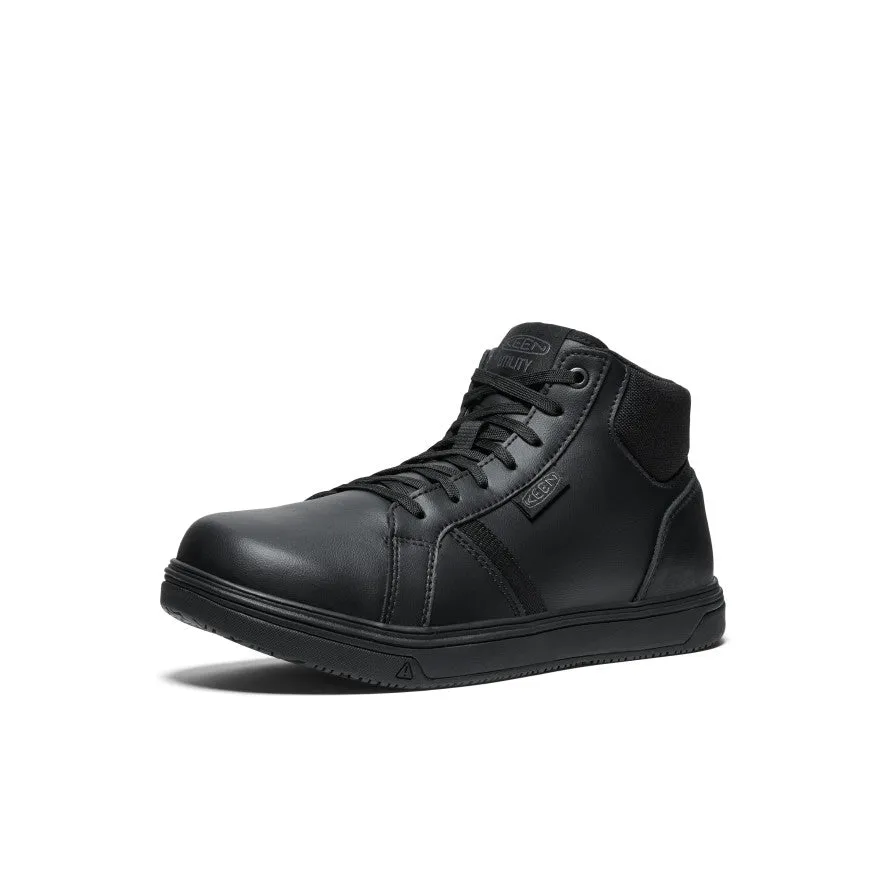 Chaussure de travail PTC Kenton Mid pour homme (bout souple) | Noir/Noir