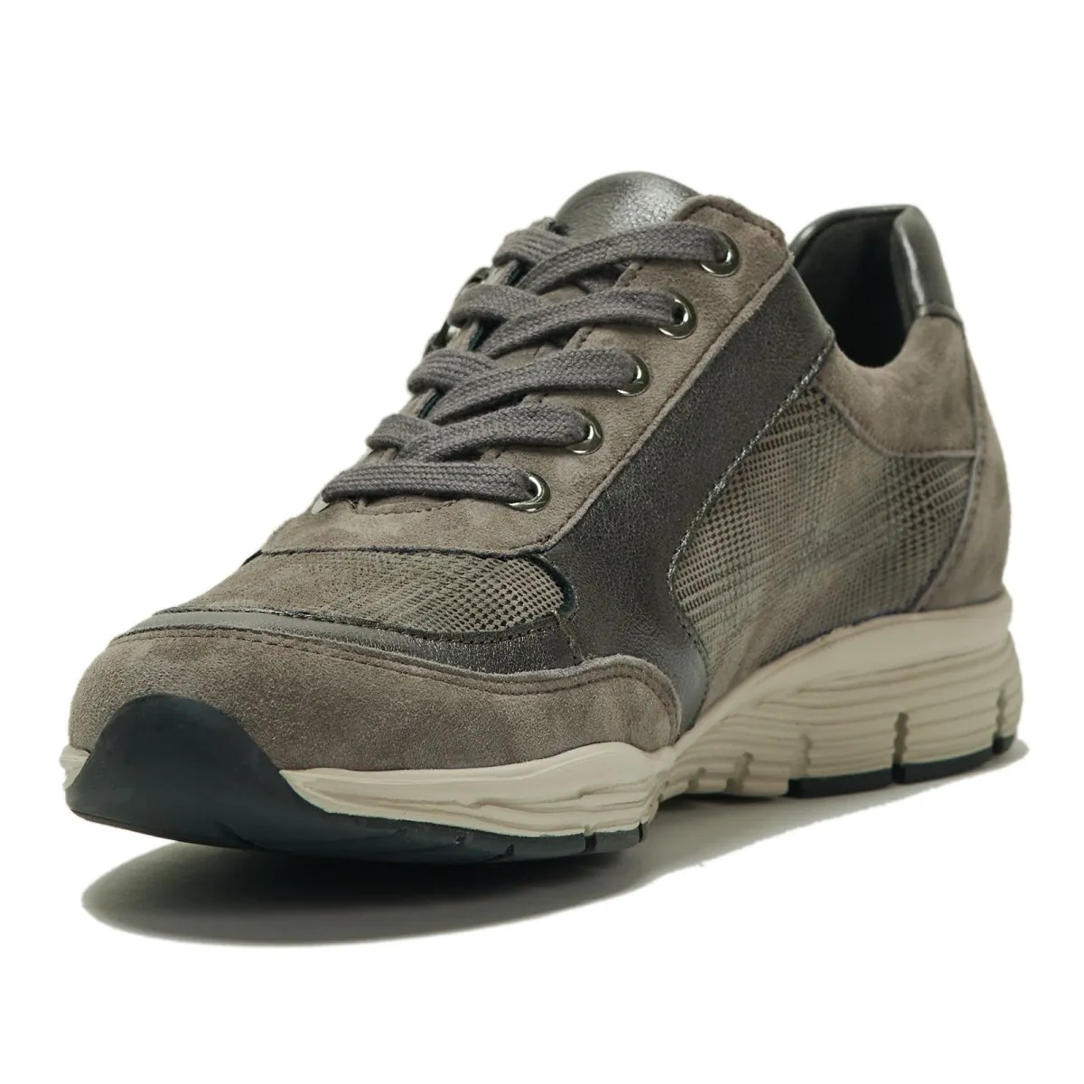 Mephisto Femme Ylona Taupe Foncé/Vichy