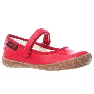 Naturino Pavia 69 pour Fille en Rouge Verni Mary Jane (Tailles 25-29)
