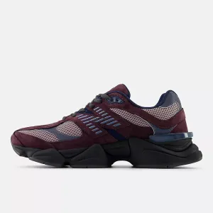 Chaussure New Balance 9060 pour Homme - Marron prune avec vin de glace et gris arctique foncé Chaussures New Balance