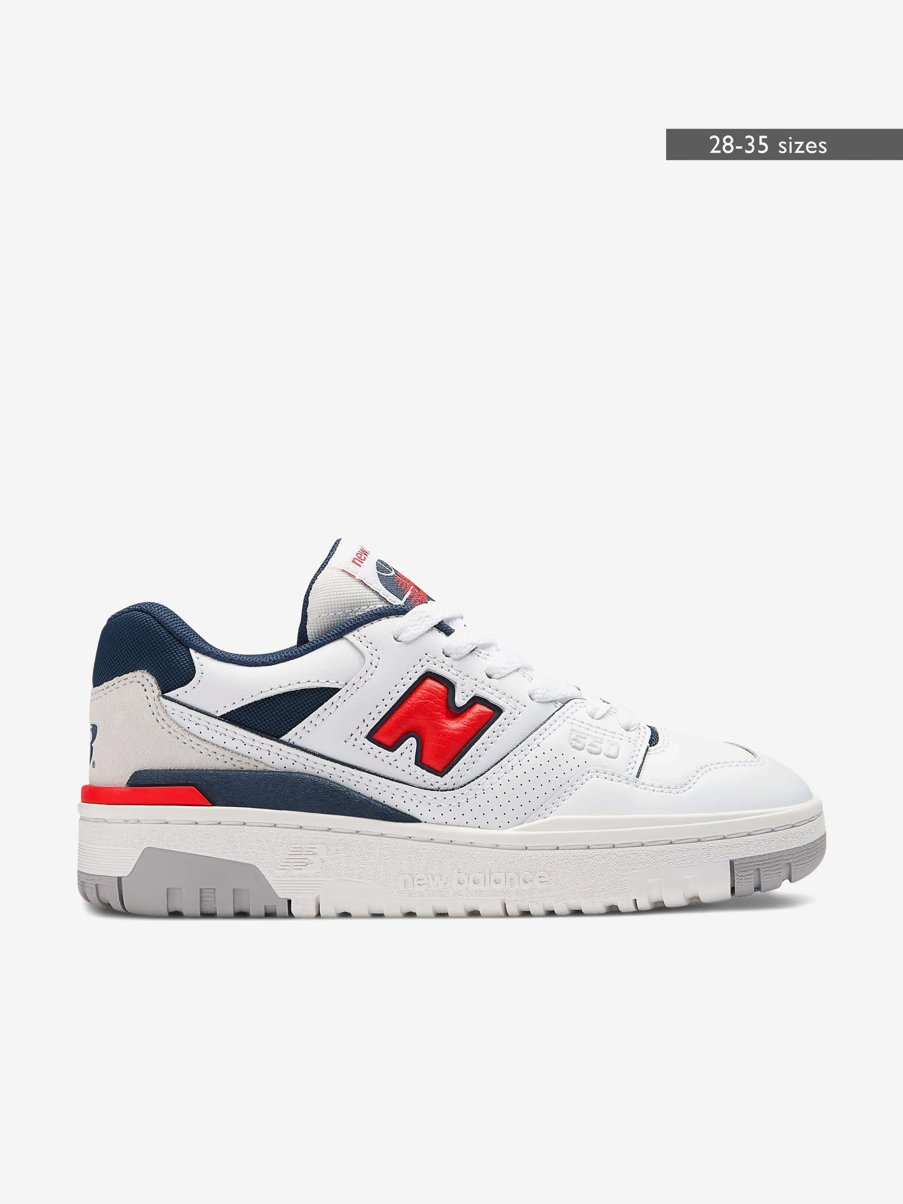 New Balance B550 pour Enfants en Blanc