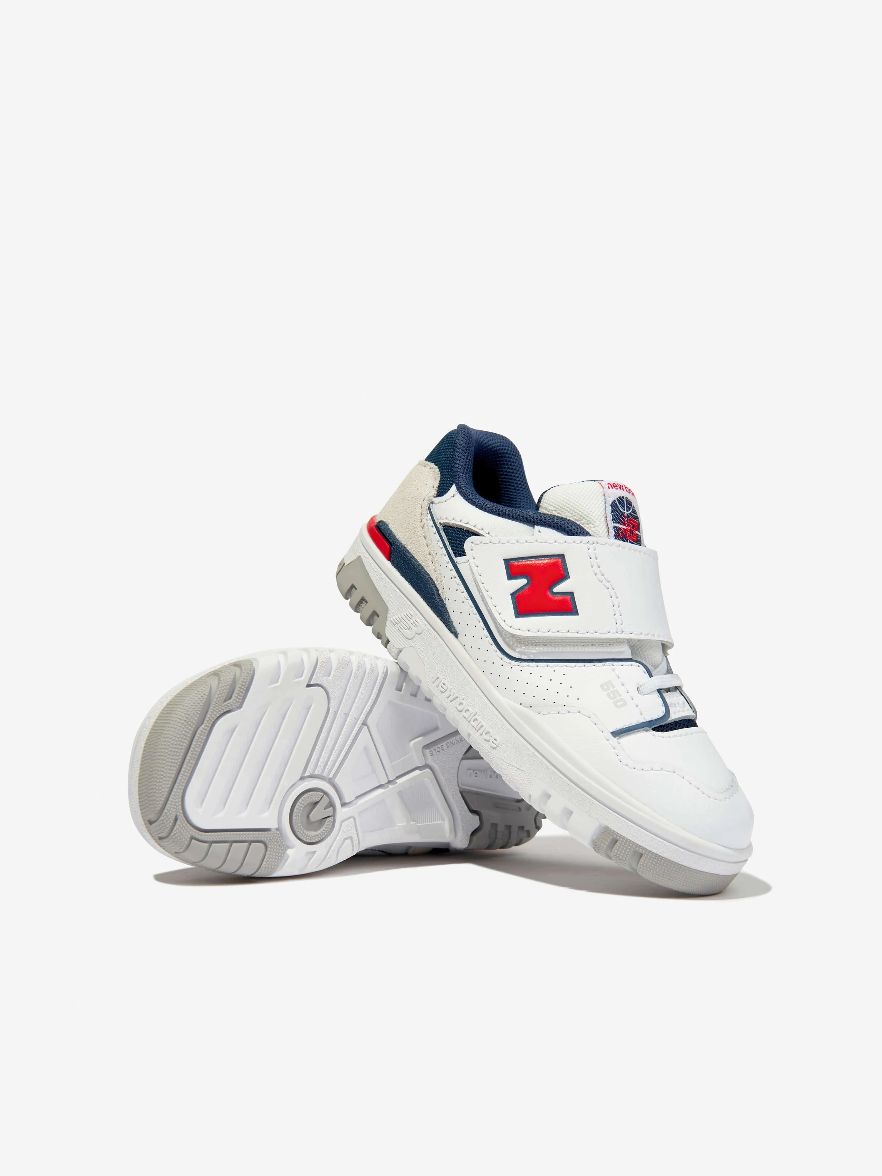 New Balance B550 pour Enfants en Blanc
