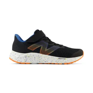New Balance Enfant (Préscolaire) Fresh Foam Arishi v4 PAARIBS4 Noir/Bleu Agate/Orange Flamboyant