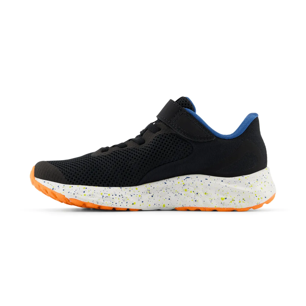 New Balance Enfant (Préscolaire) Fresh Foam Arishi v4 PAARIBS4 Noir/Bleu Agate/Orange Flamboyant