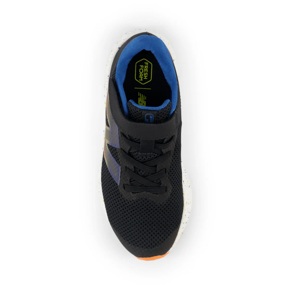 New Balance Enfant (Préscolaire) Fresh Foam Arishi v4 PAARIBS4 Noir/Bleu Agate/Orange Flamboyant