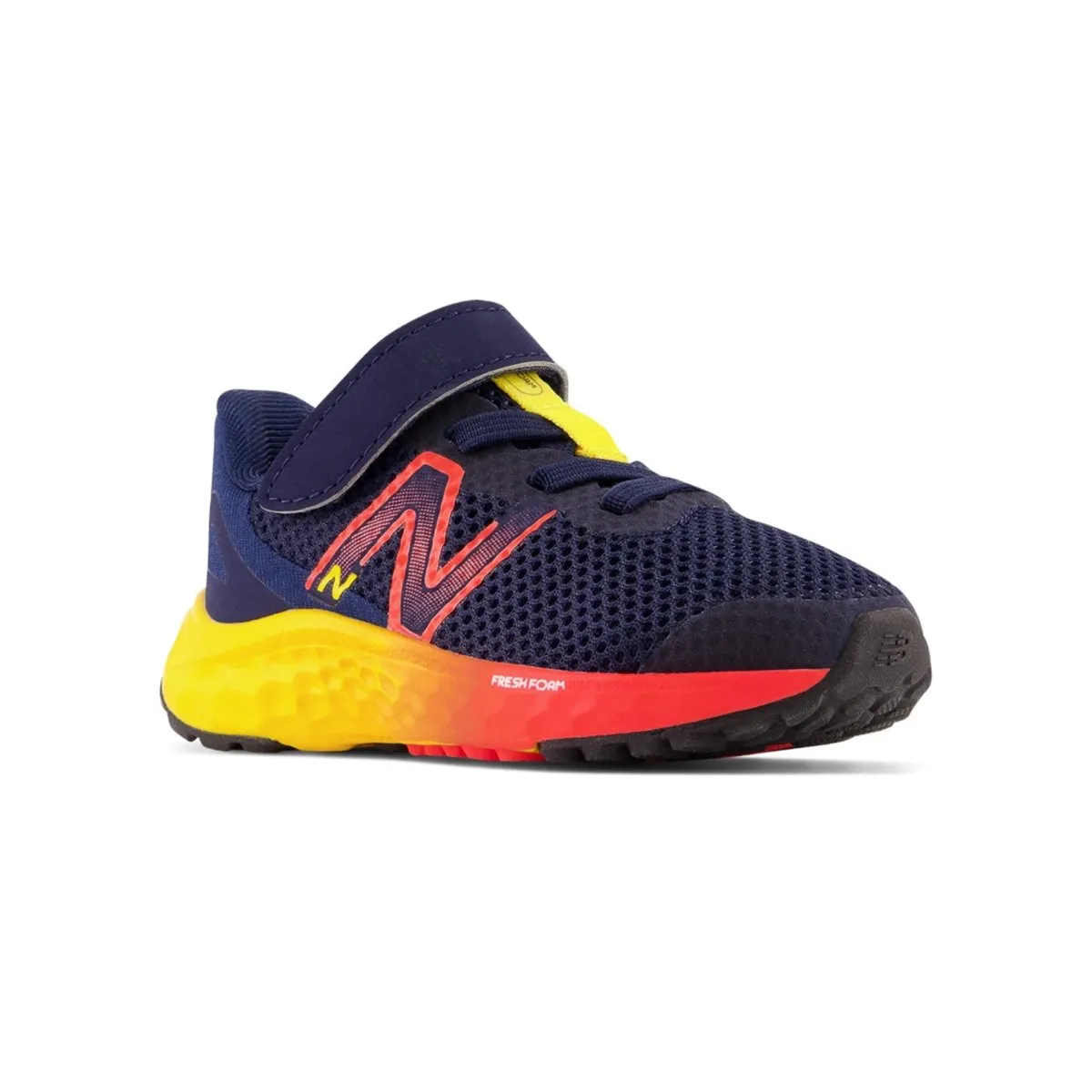 New Balance Bébé Fresh Foam Arishi v4 IAARIKB4 Bleu Marine/ Rouge Électrique/ Jaune Oeuf