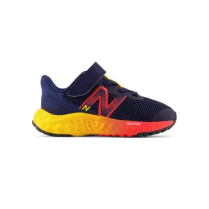 New Balance Bébé Fresh Foam Arishi v4 IAARIKB4 Bleu Marine/ Rouge Électrique/ Jaune Oeuf