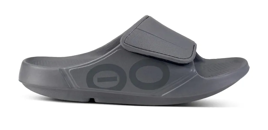 OOFOS OOAHH FLEX SLIDE ARDOISE