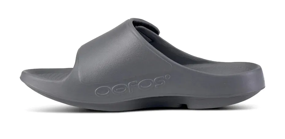OOFOS OOAHH FLEX SLIDE ARDOISE