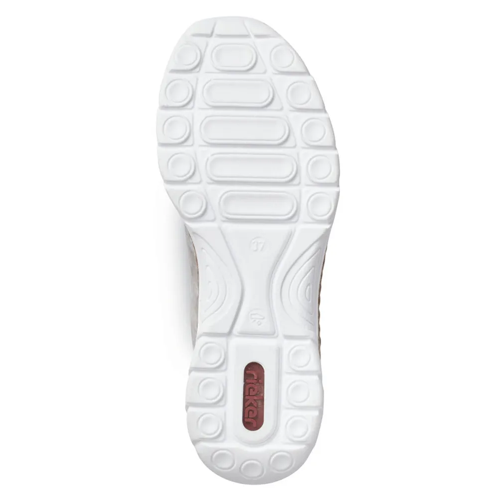 Rieker Femmes N42K6-40 Gris Métallisé