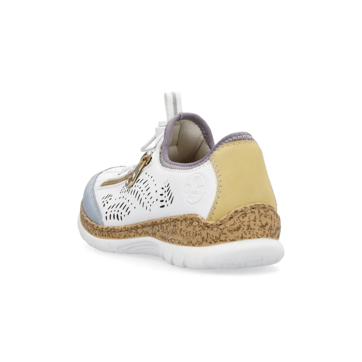 Rieker Femmes N42K6-80 Nikita Aqua/Blanc/Soleil/Violet