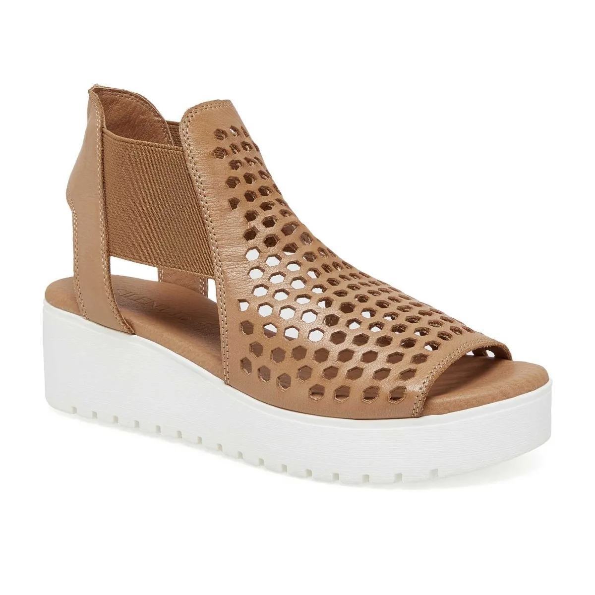 Silent D Odeya pour Femmes en Cuir Tan