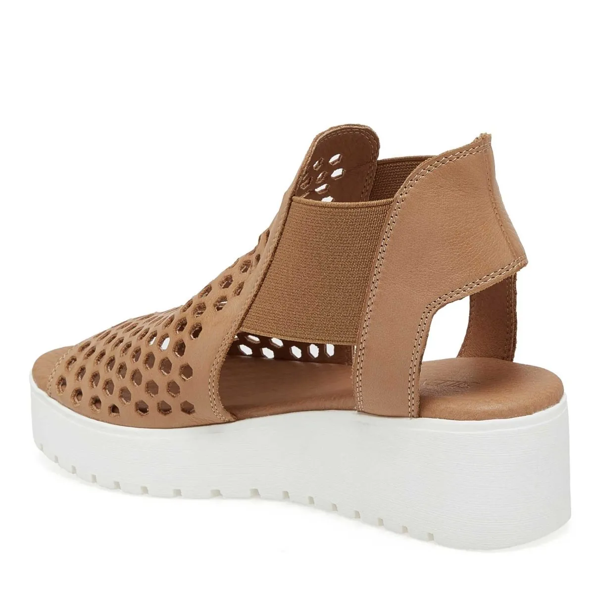 Silent D Odeya pour Femmes en Cuir Tan