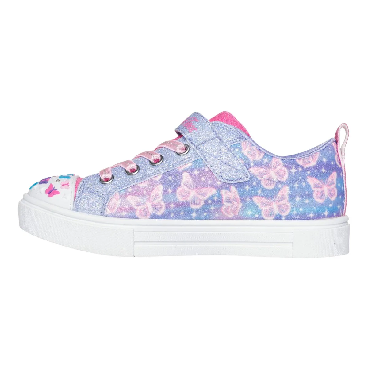 Skechers Fille (Préscolaire) 314813LLVMT Twinkle Toes : Étincelles Scintillantes - Ombre Flutter Lavande/Multicolore