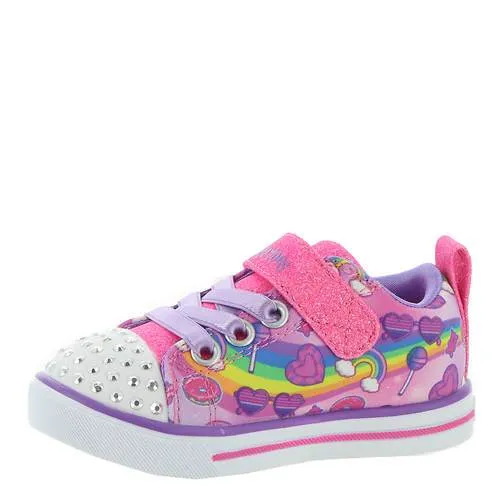 Skechers Twinkle Toes pour Enfants - Ciel Arc-en-Ciel Étincelant Léger