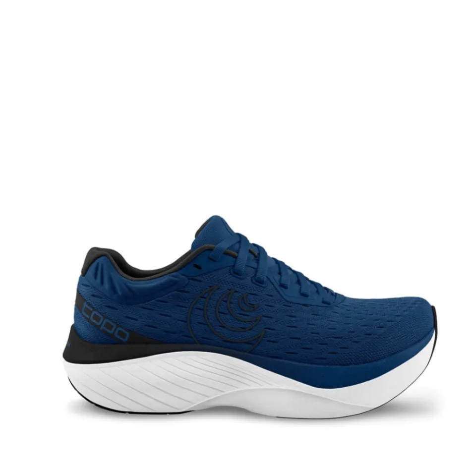 Chaussures de course Topo Atmos pour homme Bleu marine/Blanc AW24