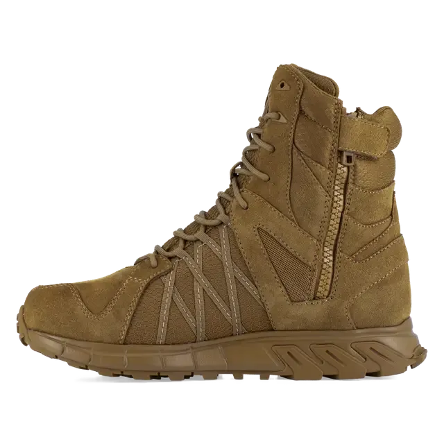Botte tactique Trailgrip 8 pouces à embout souple couleur Coyote