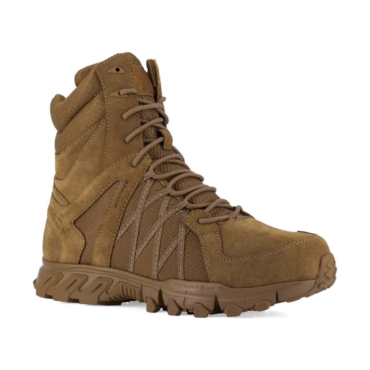 Botte tactique Trailgrip 8 pouces à embout souple couleur Coyote